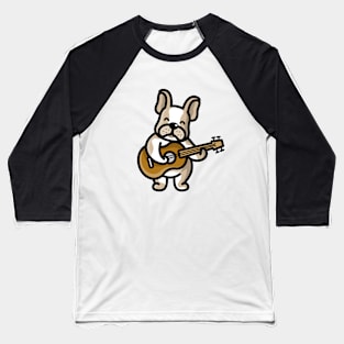 Cute Doggo Guitarist Baseball T-Shirt